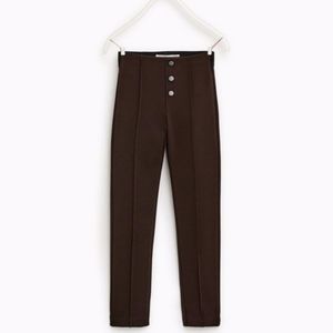 Zara girls size 7 ponte knit riding pants nwt